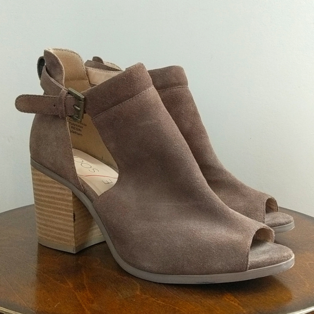 Sole Society open toe bootie